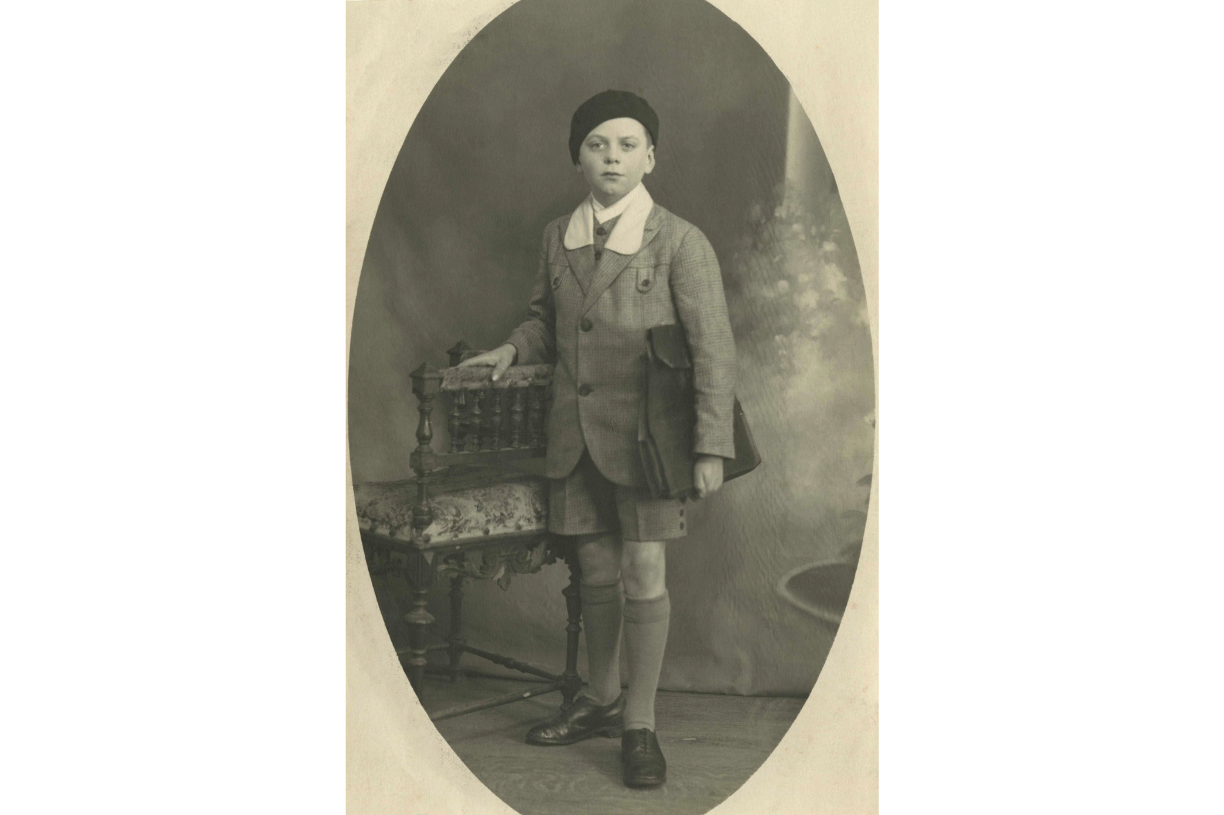 Portrait d'un jeune élève.